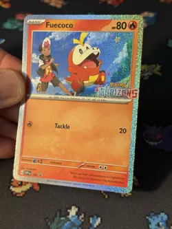 Pokemon Cards Fuecoco SVP192 Horizons STAMPED Promo - (NM) - Image 2