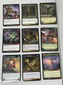World of Warcraft TCG Holos/Rares Massive #216 Card Lot !!! Ungraded But Mint !! - Image 2