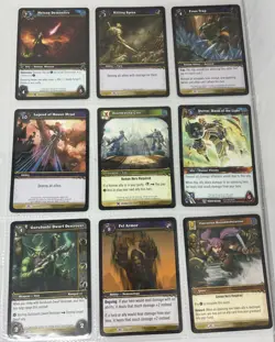 World of Warcraft TCG Holos/Rares Massive #216 Card Lot !!! Ungraded But Mint !! - Image 3