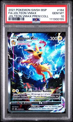 Jolteon VMAX SWSH184 SWSH: Sword & Shield Promo Cards Holo - Image 1