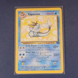 Pokemon Cards - Vaporeon 28/64 - Rare Non Holo Jungle - M/NM - Image 1