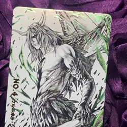 Ulquiorra Cifer BLEACH ICE Goddess Anime Waifu ACG Girl Holo Card Form Wings - Image 2