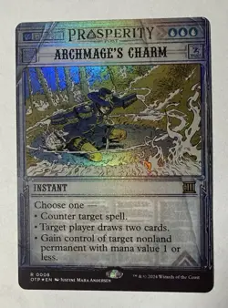 Archmage's Charm #8 (Foil) (NM) Thunder Junction OTP Magic MTG - Image 1
