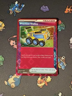Pokemon Cards Precious Trolley 185/191 Holo Rare Ace Spec Surging Sparks - (NM) - Image 1