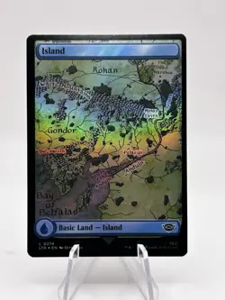 Island 0274 Foil The Lord of the Rings LTR MTG NM - Image 1