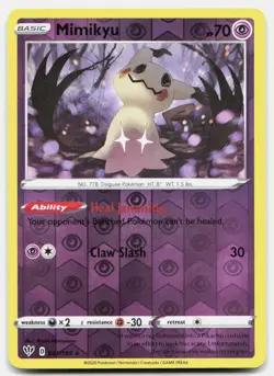 Mimikyu Reverse Holo 081/189 Rare Darkness Ablaze Pokemon Near Mint - Image 1
