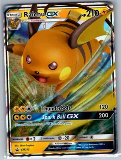 Raichu GX SM213 SM Promos - Pokemon Card - NM - Image 1