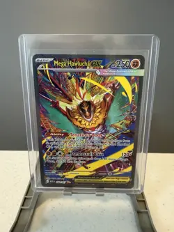 Pokemon TCG Mega Hawlucha EX 283/217 Secret Rare Full Art Holo 250 HP - Image 1