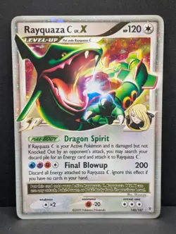 Rayquaza C Lv.X 146/147 Supreme Victors Holo Ultra Secret Rare Pokemon TCG LP+ - Image 1