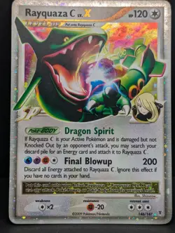 Rayquaza C Lv.X 146/147 Supreme Victors Holo Ultra Secret Rare Pokemon TCG LP+ - Image 3