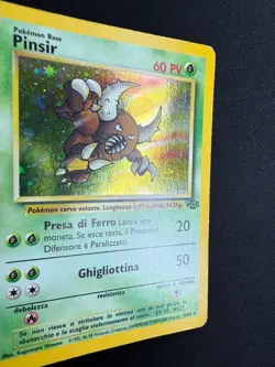 Pokemon Pinsir 9/64 Jungle Rara Holo Unlimited Wizards ITA Carte Vintage - Image 5