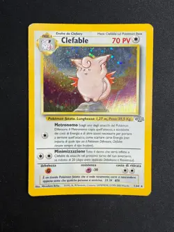 Pokemon Clefable 1/64 Jungle Rara Holo Unlimited Wizards ITA Carte Vintage - Image 1