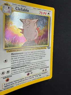 Pokemon Clefable 1/64 Jungle Rara Holo Unlimited Wizards ITA Carte Vintage - Image 5