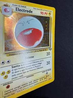 Pokemon Electrode 2/64 Jungle Rara Holo Unlimited Wizards ITA Carte Vintage - Image 3