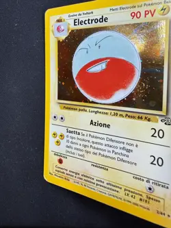 Pokemon Electrode 2/64 Jungle Rara Holo Unlimited Wizards ITA Carte Vintage - Image 4