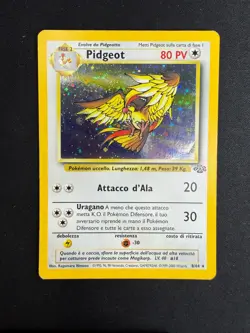 Pokemon Pidgeot 8/64 Jungle Rara Holo Unlimited Wizards ITA Carte Vintage - Image 1
