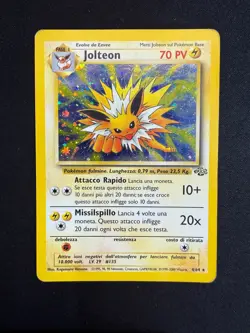 Pokemon Jolteon 4/64 Jungle Rara Holo Unlimited Wizards ITA Carte Vintage - Image 1
