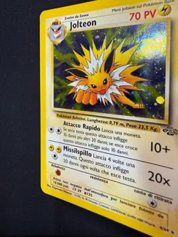Pokemon Jolteon 4/64 Jungle Rara Holo Unlimited Wizards ITA Carte Vintage - Image 4