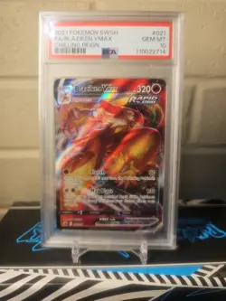 Pokemon TCG Blaziken VMAX Sword & Shield Chilling Reign Card 021/198 PSA 10 - Image 1