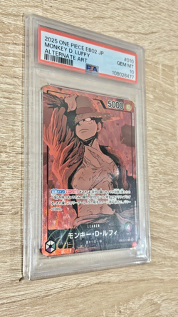 PSA 10 Monkey D Luffy EB02-010 Parallel Anime 25th Collection ONE PIECE Japanese - Image 4
