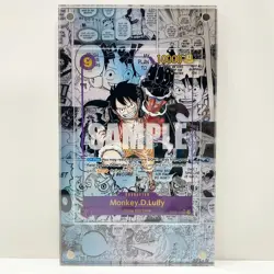 ONE PIECE TCG EXTENDED ART ACRYLIC MAGNETIC CASE MONKEY D LUFFY OP09-119 MANGA - Image 2