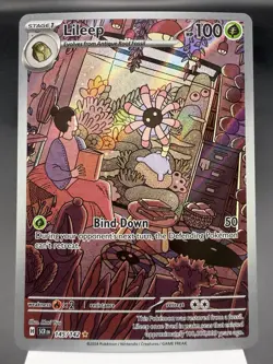 Lileep 145/142 - Illustration Rare - Stellar Crown Pokemon Card MINT - Image 1