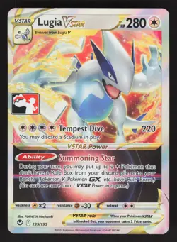 Lugia VSTAR 139/195 Pokemon TCG Prize Pack Series Cards NM - Image 1