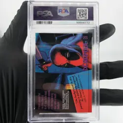 PSA 7 Marvel Card Deadpool 28 Gold Foil Signature Masterpieces 1994 - Image 2