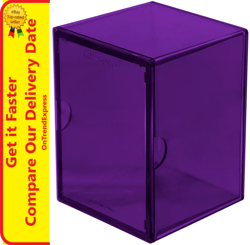 NEW ULTRA PRO Eclipse 2-Piece Deck Box 100+ Card Storage Case ROYAL PURPLE - Image 1