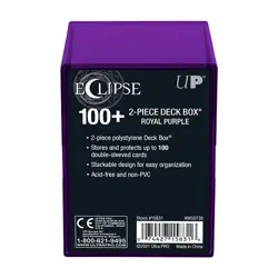 NEW ULTRA PRO Eclipse 2-Piece Deck Box 100+ Card Storage Case ROYAL PURPLE - Image 3