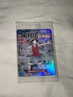 One Piece College Basketball US Voyage Monkey D. Luffy Card ~ - Image 1