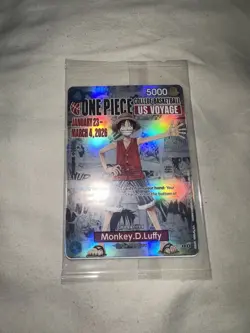 One Piece College Basketball US Voyage Monkey D. Luffy Card ~ - Image 2