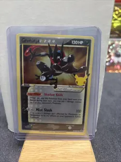 Pokemon TCG Greninja Gold Star SWSH144 Celebrations Black Star Promo Card - Image 2