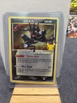 Pokemon TCG Greninja Gold Star SWSH144 Celebrations Black Star Promo Card - Image 4