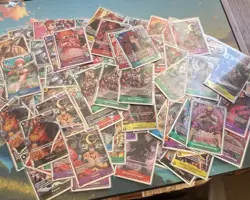 One Piece TCG SR Bulk. Over 100 SR from OP02 to OP-12 (Cards never been used) - Image 1