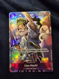 Uso-Hachi (Alt Art) ST18-001 One Piece Card Game PRB02 The Best Vol 2 NM English - Image 1