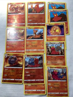 Slugma & Magcargo Pokemon TCG Card Lot Includes Reverse Holos 🔥 - Image 1