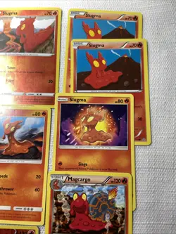 Slugma & Magcargo Pokemon TCG Card Lot Includes Reverse Holos 🔥 - Image 4