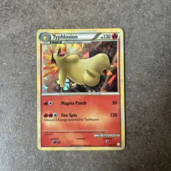 Typhlosion 32/123 HGSS Holo Rare Pokemon Card LP - Image 1