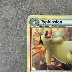 Typhlosion 32/123 HGSS Holo Rare Pokemon Card LP - Image 4
