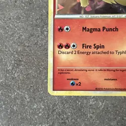 Typhlosion 32/123 HGSS Holo Rare Pokemon Card LP - Image 5