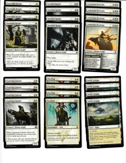 Worthy knight-Mono White Knights 60 CARD MTG Magic the Gathering Deck-Rares-RTP - Image 2