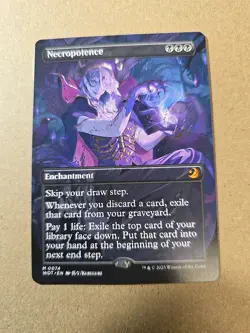 Necropotence (Anime Borderless) - MTG - Wilds Of Eldraine - Card #0074 - Image 1