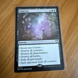 Final Act - N/M - Secrets Of Strixhaven Magic The Gathering MTG - Image 1