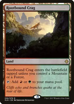 Rootbound Crag [Ixalan] Magic MTG - Image 1