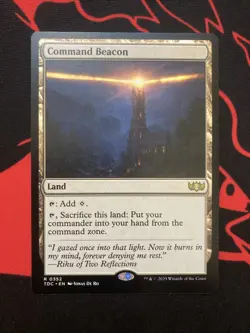 Command Beacon Commander Tarkir Dragonstorm Rare 0352 MTG TDC EN NM - Image 1