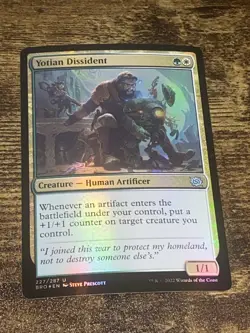 Yotian Dissident 227 Foil The Brothers' War MTG Magic The Gathering L9593* - Image 1