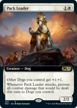 1x Pack Leader - Foil - Extended Art Light Play MTG Magic - Kid Icarus - - Image 1