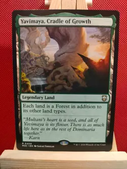 Yavimaya, Cradle of Growth - Modern Horizons 3 Commander - NM - Rare - MTG - Image 1