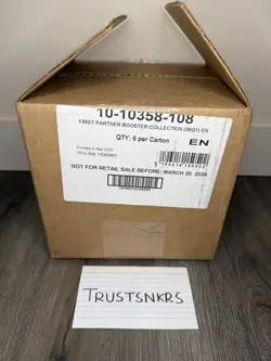 6X Pokemon TCG - First Partner Illustration Collection [Series 1] Unsealed Case - Image 3